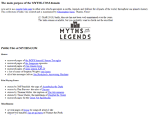Tablet Screenshot of myths.com